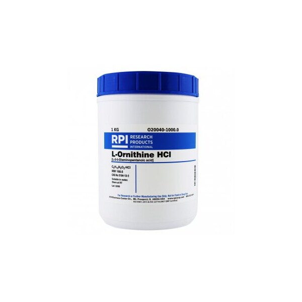 Rpi L-Ornithine HCl, 1 KG O20040-1000.0 - main